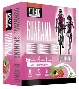 Энергетик Athletic nutrition guarana 25мл 10шт