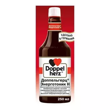 Энерготоник H Doppelherz/Доппельгерц 250 мл