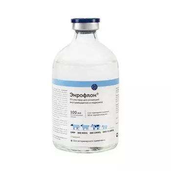 Энрофлон раствор для инъекций для ветеринарного применения Doctor VIC 5% 100мл