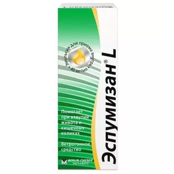 Эспумизан L эмульсия для приема внутрь 40мг/мл 30мл