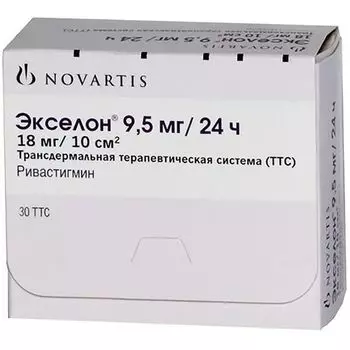 Экселон пластырь трансдермальный 9,5мг/24ч 30шт