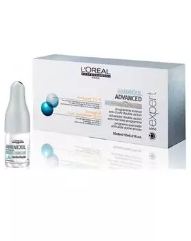 Капсулы против выпадения волос Aminexil Advanced Loreal professionnel 10 x 6 мл