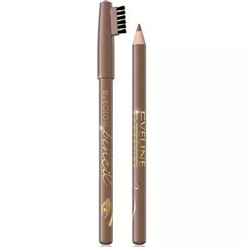 Карандаш контурный для бровей Eyebrow pencil светло-коричневый Eveline