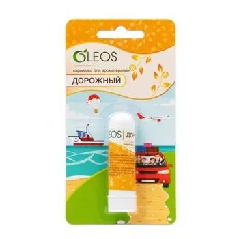 Карандаш Oleos (Олеос) для ароматерапии на основе эфирных масел Дорожный 1,3 г