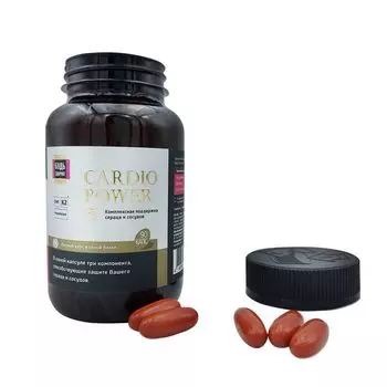 Кардио Пауэр холестерин баланс Будь Здоров! Блэк капсулы 90шт
