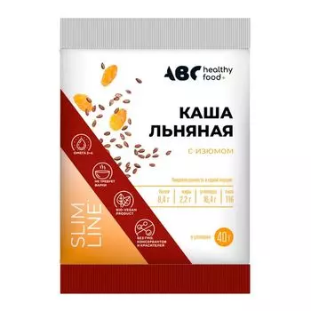 Каша льняная с изюмом ABC Healthy Food 40г