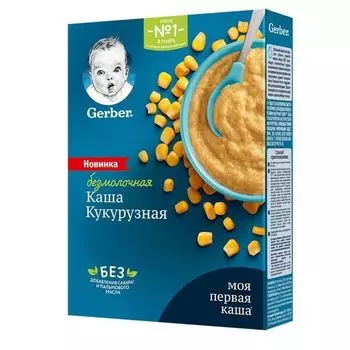 Каша сухая безмолочная кукурузная Gerber/Гербер 180г