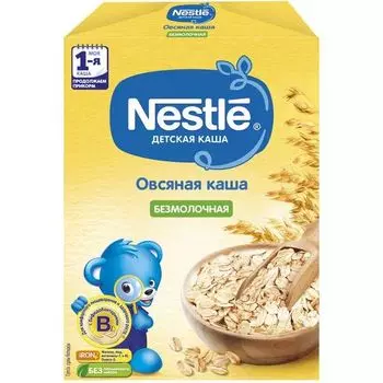 Каша сухая безмолочная Овсянка бифидобактериями Nestle/Нестле 200г