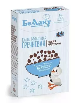 Каша зерно-молочная гречневая с пребиотиком Беллакт 200г