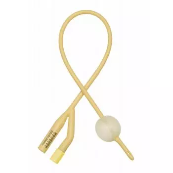 Катетер латексный двухходовой Mederen Ch/Fr 16 Фолея Mederen/Медерен 10шт (1604-M212-16)