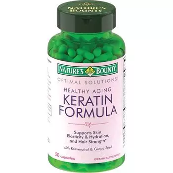 Кератин формула Nature's Bounty/Нэйчес баунти капсулы 496мг 50шт