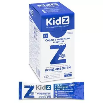 Кидз с мелиссой и мятой для детей с 3 лет сироп стик 5мл 20шт