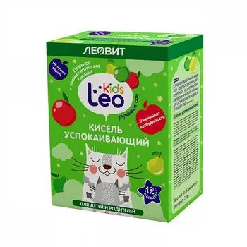 Кисель успокаивающий для детей с 1 года Leo Kids Леовит пак. 12г 5шт