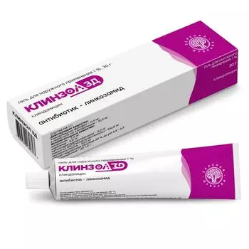 Клинзол ЗД гель для наружного применения 1% 30г