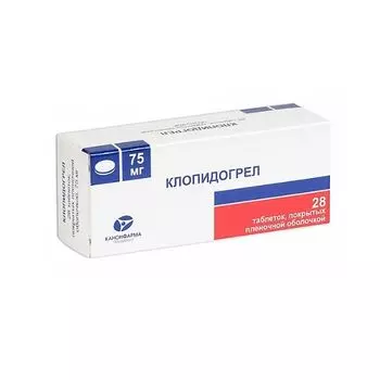 Клопидогрел Канон таблетки п/о плен. 75мг 28шт
