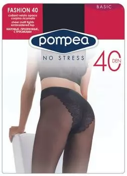 Колготки 40 den черные Fashion Pompea р.3