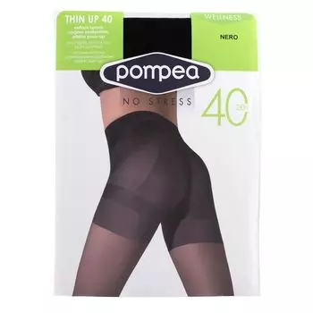 Колготки 40 den черные Thin up Pompea р.4
