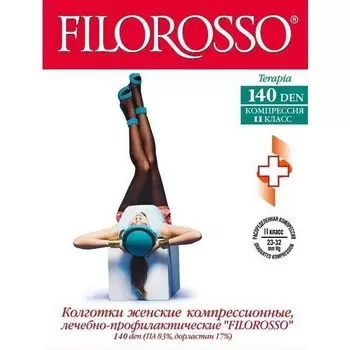 Колготки леч-проф.,Terapia 140 den, 2 класс, бежевый, р.2 Filorosso/Филороссо