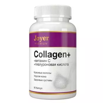 Коллаген говяжий+Витамин С+Гиалуроновая кислота Joyer Premium капсулы 90шт