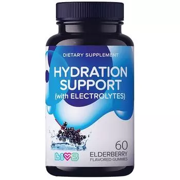 Комплекс электролитов со вкусом бузины LIVS пастилки жевательные 3г 60шт