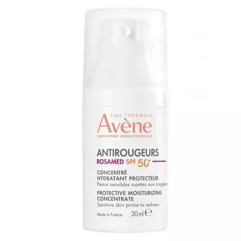Концентрат для кожи склонной к покраснениям защитный увлажняющий SPF50+ Antirougeurs Rosamed Avene/Авен фл. 30мл
