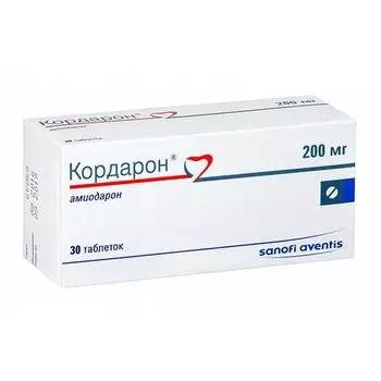 Кордарон таблетки 200мг 30шт