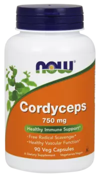 Кордицепс Now/Нау капсулы 900мг 90шт