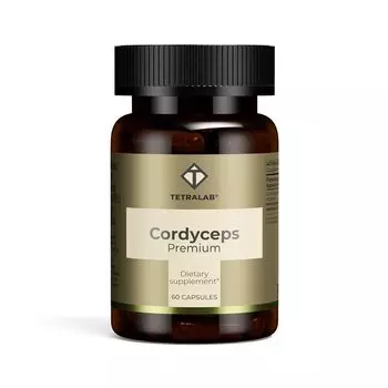Кордицепс Премиум Tetralab/Тетралаб капсулы 500мг 60шт