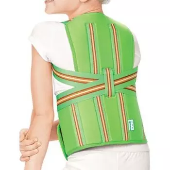 Корректор осанки ортопед. с 2-мя металл. ребрами жесткости TLSO-250(P) зеленый Orlett/Орлетт р.M