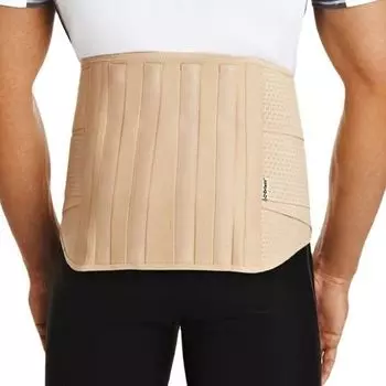 Корсет ортоп. поясн.-крестц. полужест. с металл. ребрами LSS-114 бежевый короткий Orlett/Орлетт р.XL