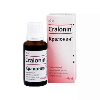 Кралонин капли для приема внутрь гомеопатическое фл.-кап. 30мл