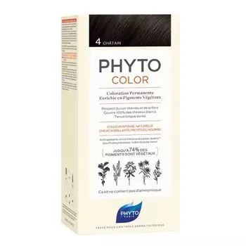 Краска для волос Phytocolor Phyto/Фито тон 4 Шатен