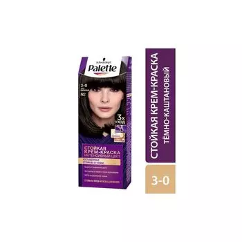 Краска для волос Icc 3-0 N2 Тёмно-каштановый Palette/Палетт 110мл
