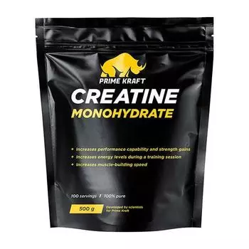 Креатин моногидрат чистый дойпак Primekraft/Праймкрафт 500г