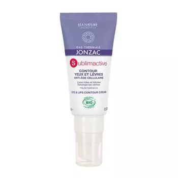 Крем для кожи контура глаз и губ вода термальная Sublimactive Jonzac/Жонзак туба 15мл