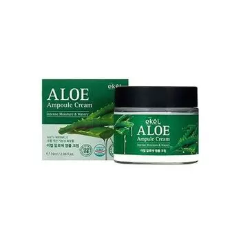 Крем для лица ампульный с экстрактом алоэ Aloe ampule cream Ekel/Екель 70мл