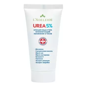 Крем для лица и тела Urea 5% L'Adeleide/Аделейд 50мл