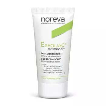 Крем для лица корректирующий Exfoliac Acnomega 100 Noreva 30мл