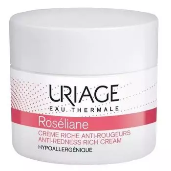 Крем для лица насыщенный против покраснений Roseliane Uriage/Урьяж 50мл