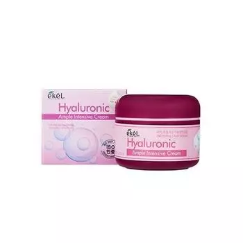 Крем для лица с гиалуроновой кислотой Ample intensive cream hyaluronic acid Ekel/Екель 100г