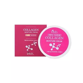 Крем для лица увлажняющий с коллагеном Moisture cream collagen Ekel/Екель 100г