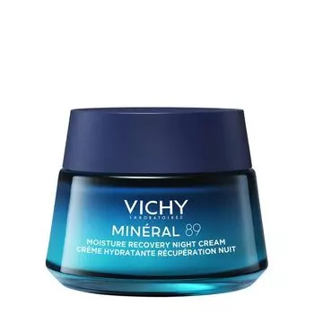 Крем для лица увлажняющий восстанавливающий ночной Mineral 89 Vichy/Виши банка 50мл
