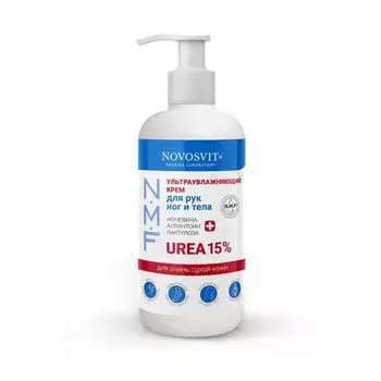 Крем для очень сухой кожи рук, ног и тела ультраувлажняющий Novosvit/Новосвит 200мл