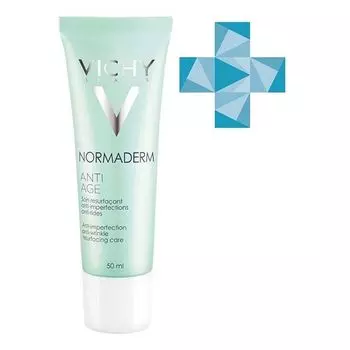 Крем-гель для проблемной кожи с первыми признаками старения Normaderm Anti-age Vichy/Виши 50мл