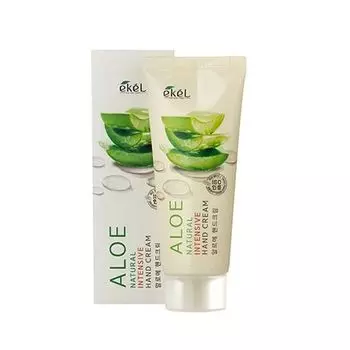 Крем для рук питательный с экстрактом алоэ Aloe natural intensive hand cream Ekel/Екель 100мл