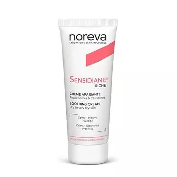 Крем для сухой и очень сухой кожи лица успокаивающий Sensidiane Noreva 40мл