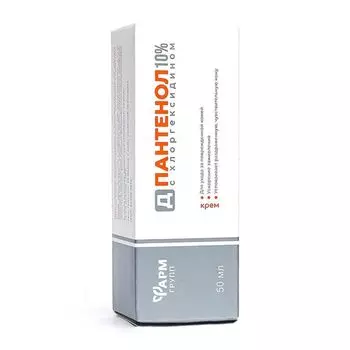 Крем для тела с хлоргексидином Д-пантенол ФармГрупп 10% 50мл
