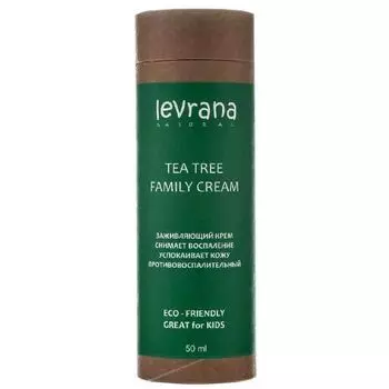 Крем для всей семьи заживляющий Чайное Дерево Levrana/Леврана 50мл