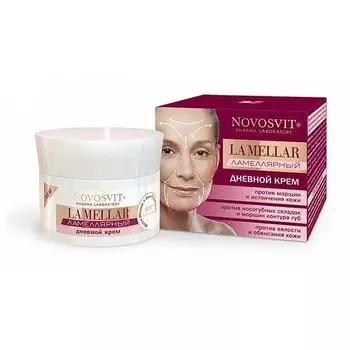 Крем дневной для лица против морщин и истончения кожи ламеллярный La Mellar Novosvit/Новосвит 50мл