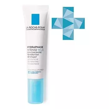 Гель для контура глаз концентрированный увлажняющий Hydraphase La Roche Posay/Ля рош позе туба 15мл